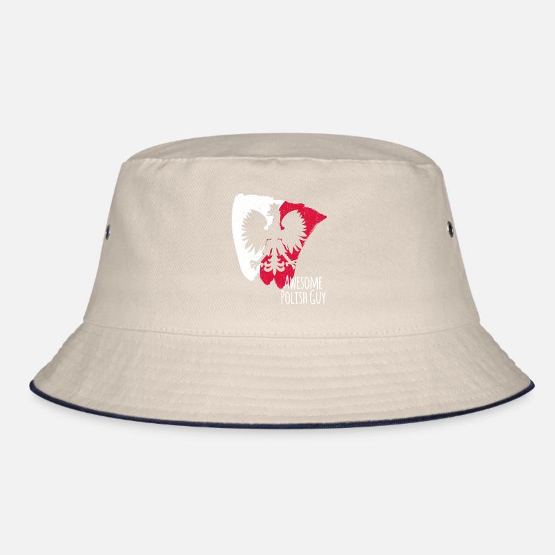 Poland Pole Flag Polish Bucket Hat