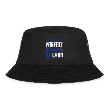 je ne suis pas parfait, supporteur de Lyon. - Bob - noir - Devant - Lela (165cm)