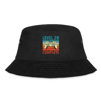 Level 29 Complete - Bucket Hat - black - Front - Lela (165cm)