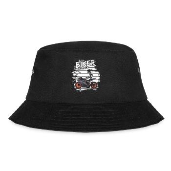 Motorcycle Lifestyle / Motorcycle / Motorcycles biker - Bucket Hat - black - Front - Lela (165cm)