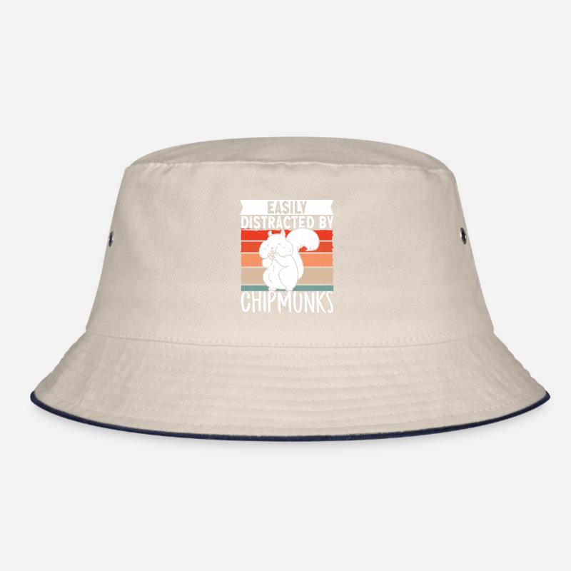 Streifenhörnchen Chipmunk Nagetier Geschenk Bucket Hat