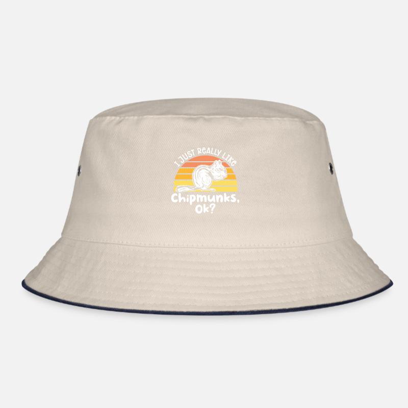 Streifenhörnchen Chipmunk Nagetier Geschenk Bucket Hat
