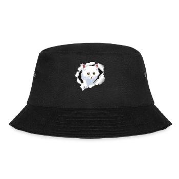 KATZE W - Bucket Hat - Schwarz - Vorne - Lela (165cm)