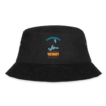 Strand-Kite Windracer Land-Kite Kite-Strandsegler - Bucket Hat - Schwarz - Vorne - Lela (165cm)