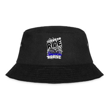 Motorcycle Lifestyle / Motorrad / Motorräder biker - Bucket Hat - Schwarz - Vorne - Lela (165cm)