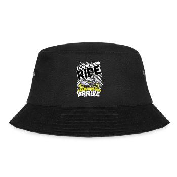 Motorcycle Lifestyle / Motorrad / Motorräder biker - Bucket Hat - Schwarz - Vorne - Lela (165cm)