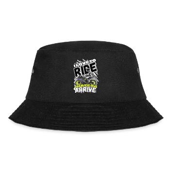 Motorcycle Lifestyle / Motorrad / Motorräder biker - Bucket Hat - Schwarz - Vorne - Lela (165cm)