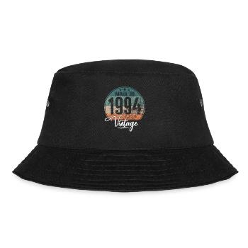 Vintage Made in 1994 Geburtsjahr 1994 Geburtstag - Bucket Hat - Schwarz - Vorne - Lela (165cm)