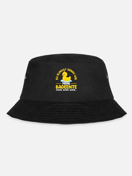Klingst wie meine Badeente Quack - Bucket Hat - Schwarz