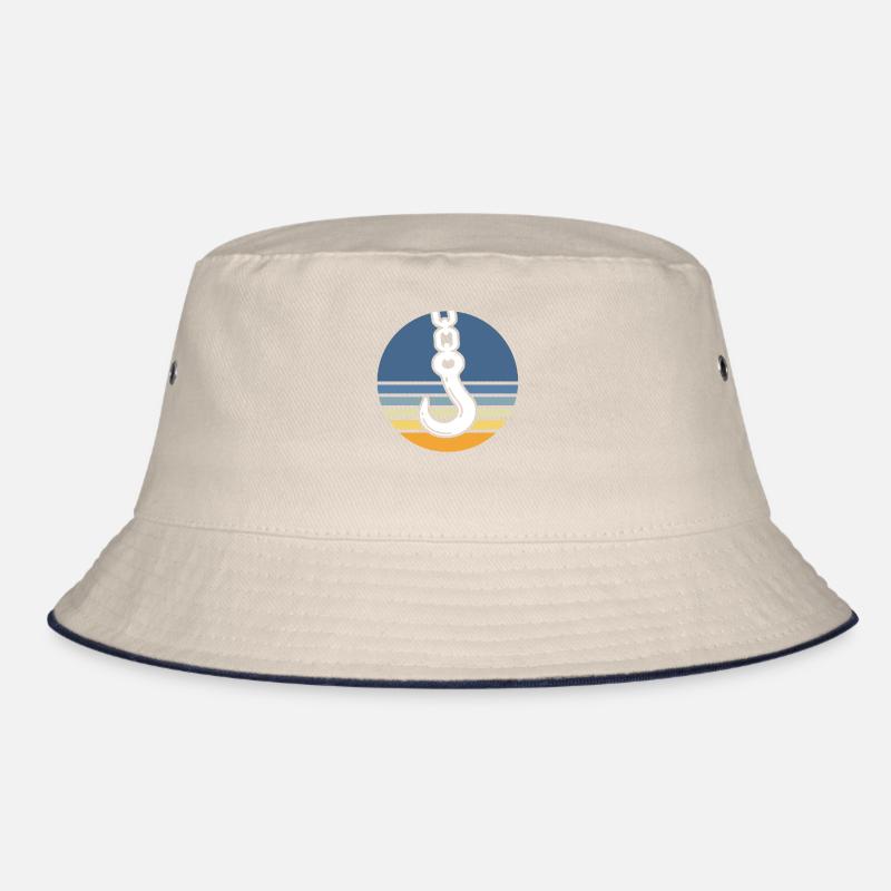 Crane operator Crawler crane Crane driver crane Bucket Hat