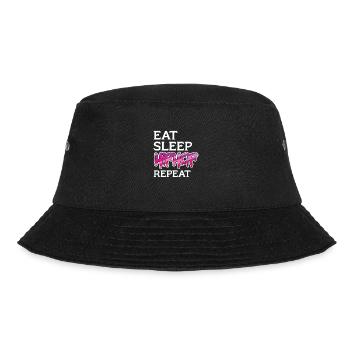 Hip Hop Rap Musik Rapper Hiphop Geschenk - Bucket Hat - Schwarz - Vorne - Lela (165cm)