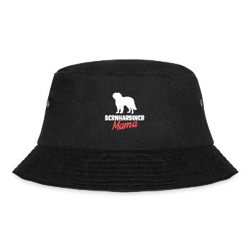Bernhardiner Geschenk Hunde - Bucket Hat - Schwarz - Vorne - Lela (165cm)