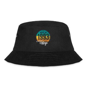 Vintage Made in 1993 Year of birth 1993 Birthday - Bucket Hat - black - Front - Lela (165cm)