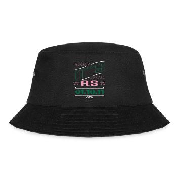 and free wifi equestrian present birthday present - Bucket Hat - Schwarz - Vorne - Lela (165cm)