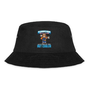 Plumber Mom Like A Regualr Mom But Cooler - Bucket Hat - Schwarz - Vorne - Lela (165cm)