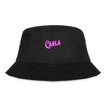 Carla's name personalized - Bucket Hat - black - Front - Lela (165cm)