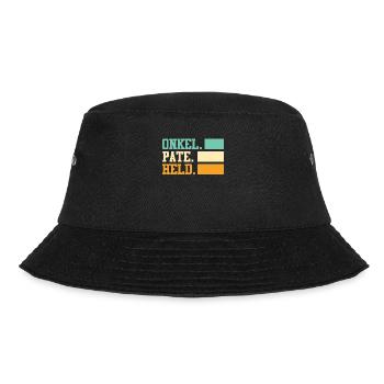 Onkel Pate Held Onkel - Bucket Hat - Schwarz - Vorne - Lela (165cm)