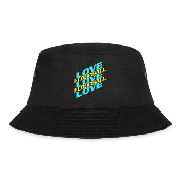 Floorball Floorball Player floorball-love - Bucket Hat - black - Front - Lela (165cm)
