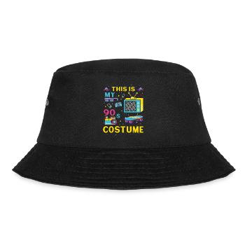 This is my 90s Costume - Bucket Hat - Schwarz - Vorne - Lela (165cm)