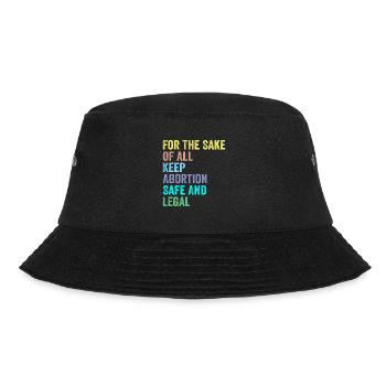 Zum Wohle Aller: Abtreibung Sicher Und Legal - Bucket Hat - Schwarz - Vorne - Lela (165cm)