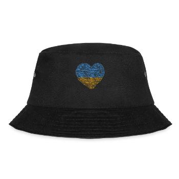 Stand with Ukraine Peace No War - Bucket Hat - black - Front - Lela (165cm)