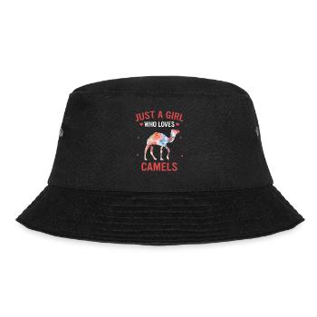 Camel Desert Camels Egypt - Bucket Hat - black - Front - Lela (165cm)