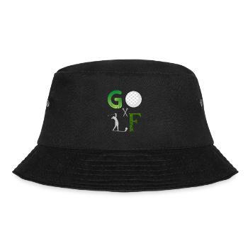 Golf - Golf Lovers - Bucket Hat - Schwarz - Vorne - Lela (165cm)