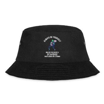 Always Be Yourself Zombie - Bucket Hat - black - Front - Lela (165cm)