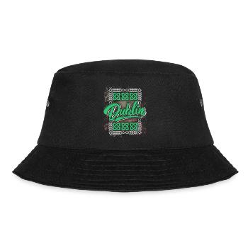 Dublin Dublin-Ireland Ireland, saying, Dublin logo - Bucket Hat - black - Front - Lela (165cm)