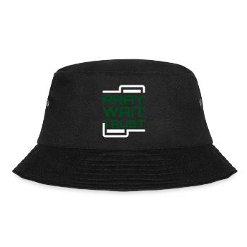 Pray Wait Trust - Bucket Hat - black - Front - Lela (165cm)