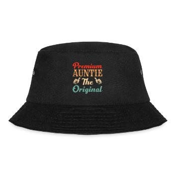 Premium Tante Das Original Super Tante Beste Tante - Bucket Hat - Schwarz - Vorne - Lela (165cm)