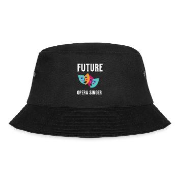 Tenor Singer Choir Vocalist Theatre Student, Opera - Bucket Hat - Schwarz - Vorne - Lela (165cm)