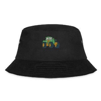 Tractor Tractor Farm Young Children - Bucket Hat - black - Front - Lela (165cm)
