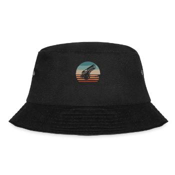 Retro Vintage Classic Coach Coaching - Bucket Hat - Schwarz - Vorne - Lela (165cm)