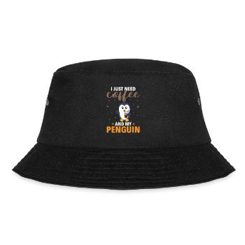 King Penguin Emperor Penguin Penguin Gift - Bucket Hat - black - Front - Lela (165cm)