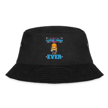 Best Technical Drawer Mom Ever Funny Archtect Gift - Bucket Hat - black - Front - Lela (165cm)