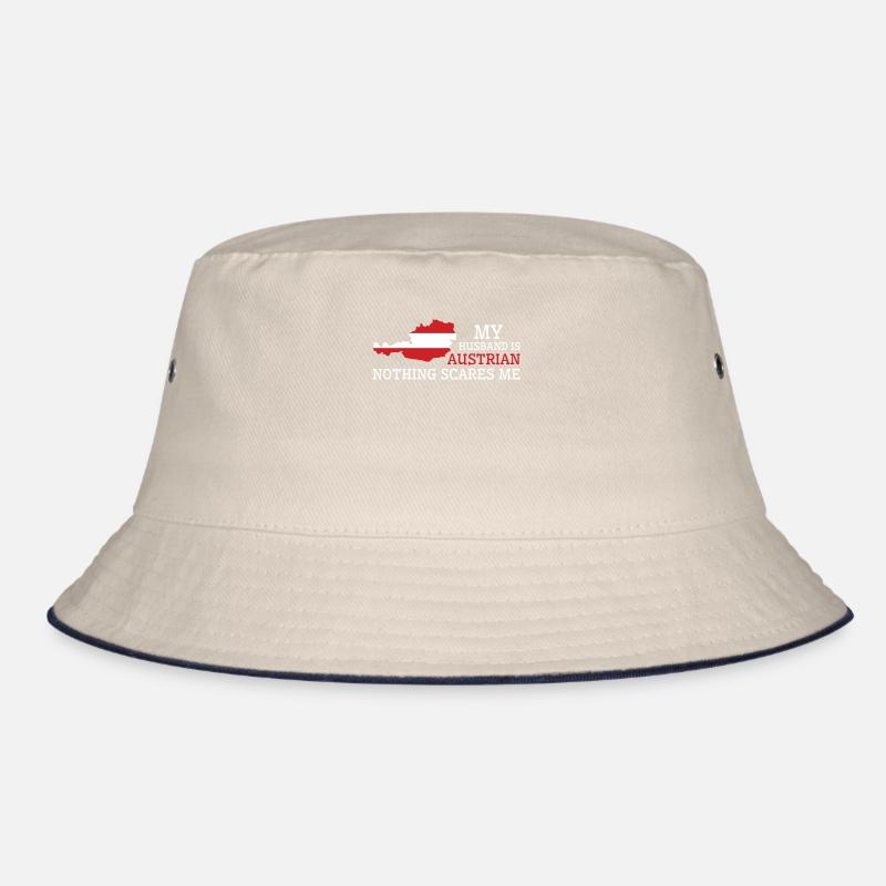 Nothing Scares Me Austrian Husband Austria Bucket Hat