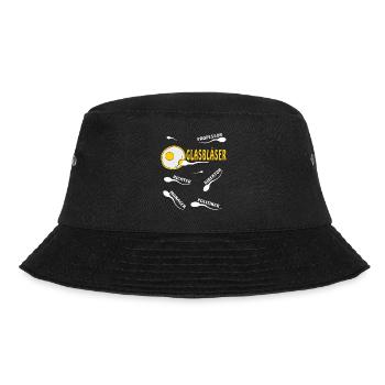 GLASBLÄSER - Bucket Hat - Schwarz - Vorne - Lela (165cm)