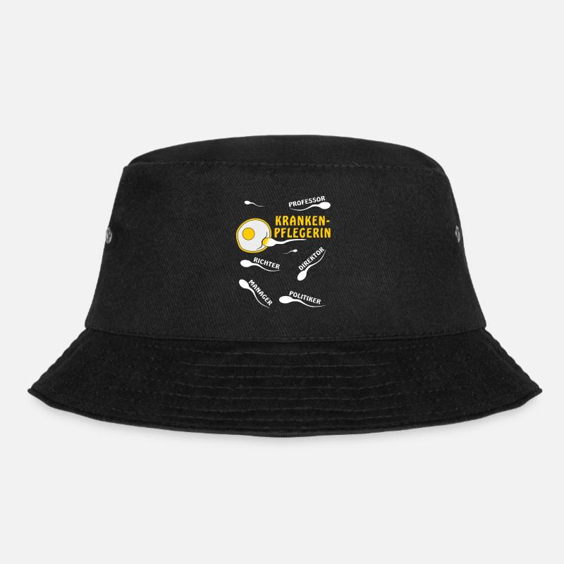 KRANKENPFLEGERIN - Bucket Hat - Schwarz