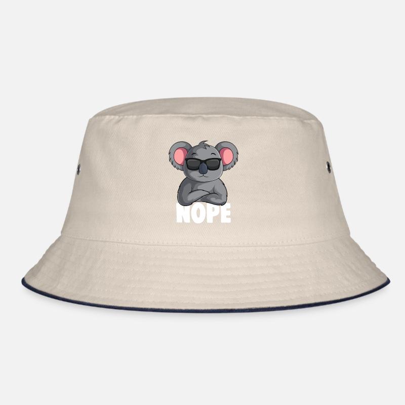 Koala Nope Koalabär Kinder Mädchen Damen Bucket Hat