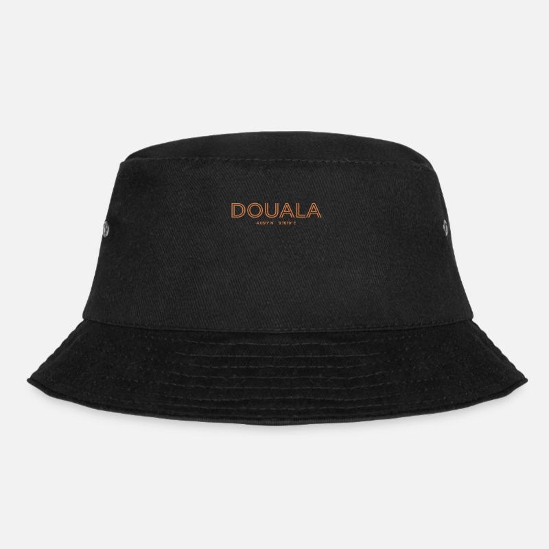 Coordonnées de la ville du Cameroun - Douala - Bob - noir