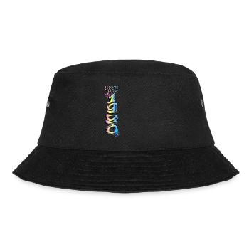 Limited Edition 1980 Graffiti - Bucket Hat - Schwarz - Vorne - Lela (165cm)