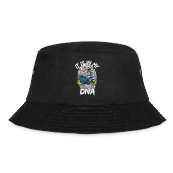 Motorcycle Lifestyle / Motorrad / Motorräder biker - Bucket Hat - Schwarz - Vorne - Lela (165cm)