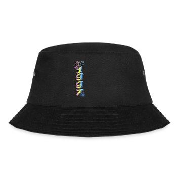 Limited Edition 1997 Graffiti - Bucket Hat - Schwarz - Vorne - Lela (165cm)