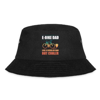 E Bike Dad like a Regular Dad but Cooler - Bucket Hat - black - Front - Lela (165cm)