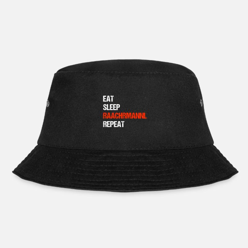 Erzgebirge Räuchermännchen - Bucket Hat - Schwarz