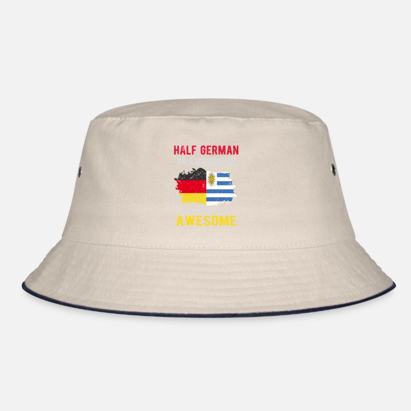 Halb Deutsch Halb Uruguayer Bucket Hat