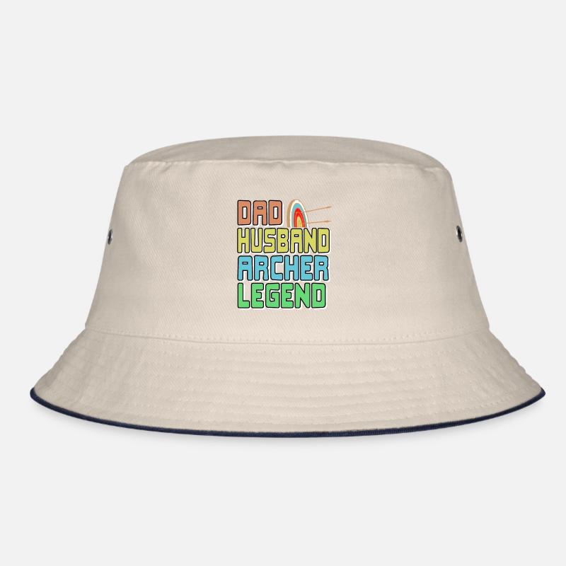 Dad Husband Archer Legend Bucket Hat