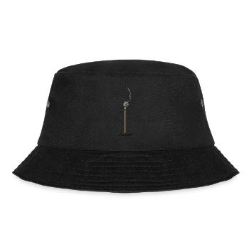 Ankerlift T-Bar Lift Winter Ski Piste Skifahren - Bucket Hat - Schwarz - Vorne - Lela (165cm)