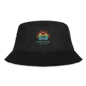 Theater Regie Regisseur Geschenk - Bucket Hat - Schwarz - Vorne - Lela (165cm)